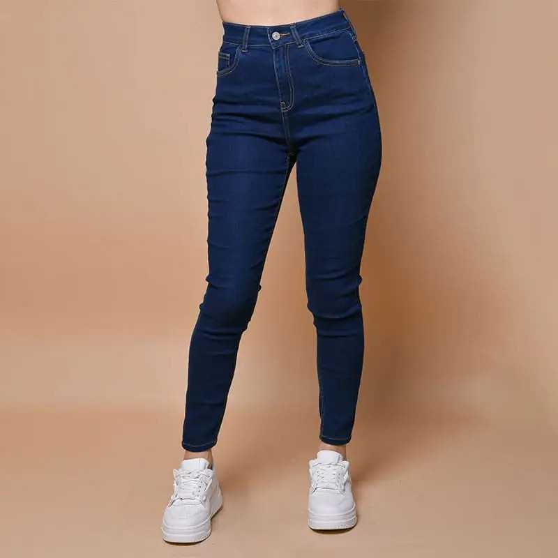 Pantalon Femme Skinny Bleu - Silhouette Flatteuse | UltimaBoutique.tn