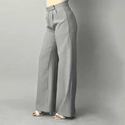 Pantalon Femme Large Scratch – Confort et Élégance |Ultima Boutique.tn