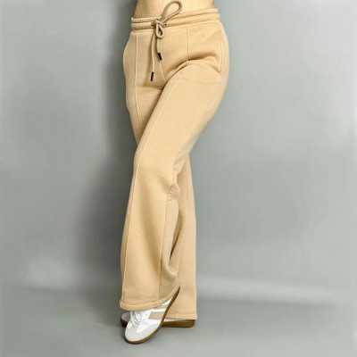 Pantalon femme molletonne