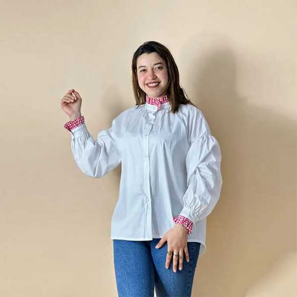 Chemise femme Sybella blanche