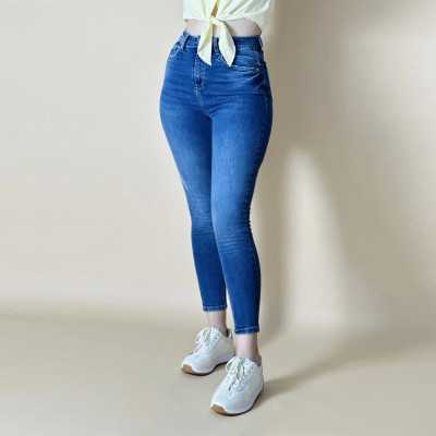 Pantalon skinny pivoine