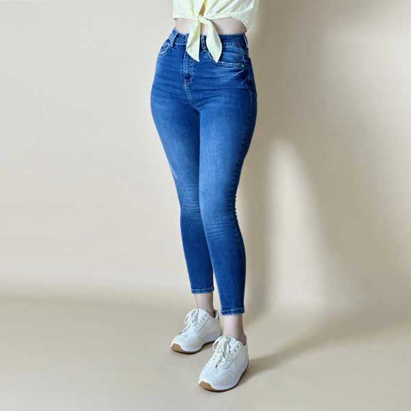Pantalon skinny pivoine
