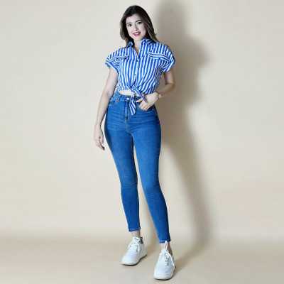Pantalon Skinny Femme Pivoine – Mode Tendance Tunisie