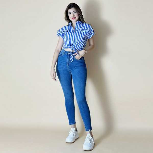 Pantalon skinny pivoine femme