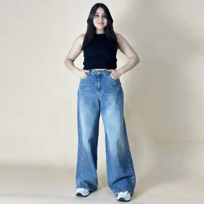 Wide Leg Découpe pivoine dirty