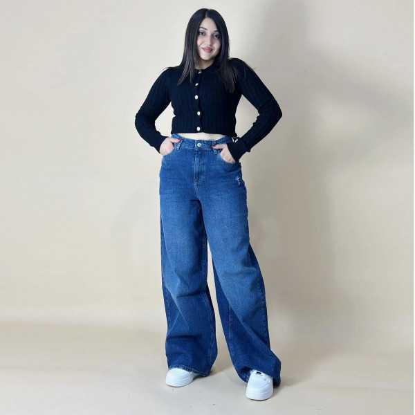 Wide Leg femme pivoinne