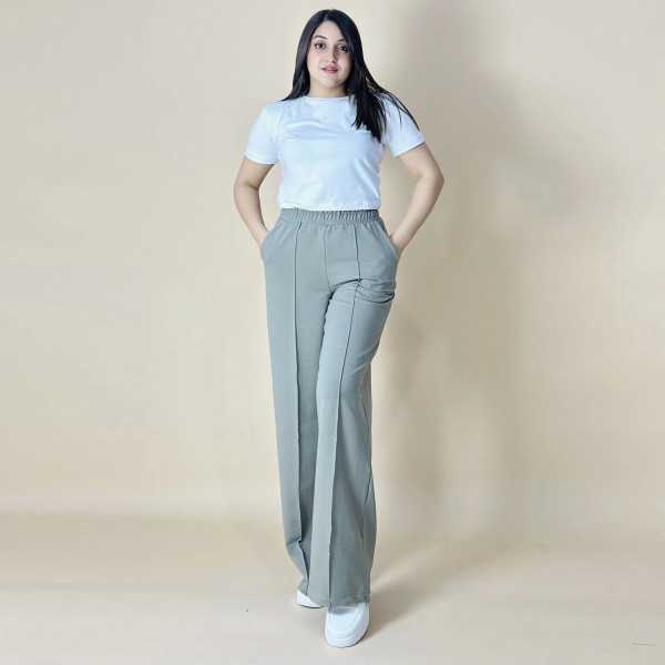 Pantalon femme moltonné