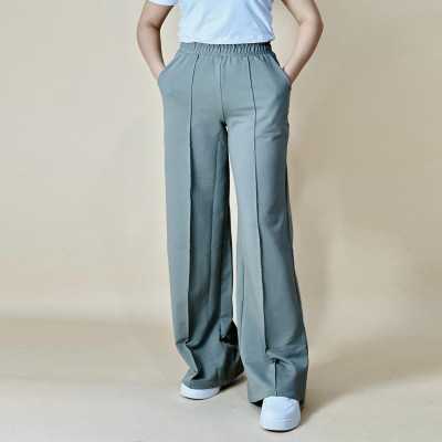 Pantalon femme moltonné