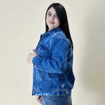 Veste Jeans Oversize bleu Cass