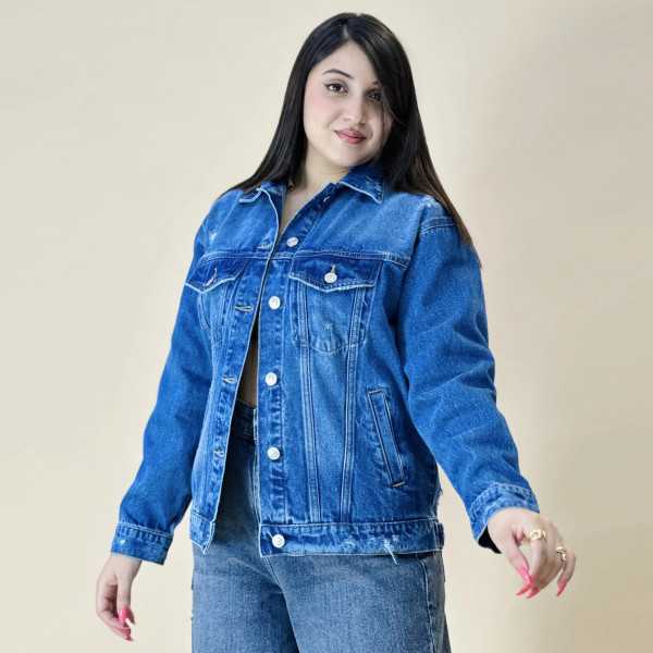 Veste Jeans Oversize bleu Cass