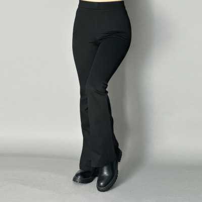 Pantalon patte femme pivoine