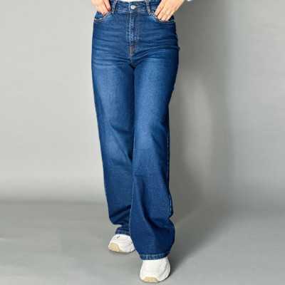 Pantalon large femme pivoinne