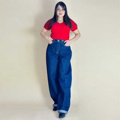 Baggy femme ballon pivoine brut