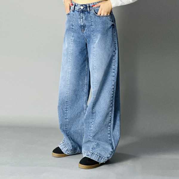 Wide -leg femme pivoine