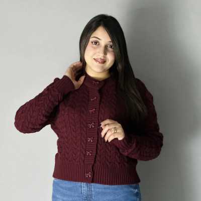 Gilet femme maille++