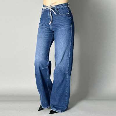 Large femme ceinture pivoine