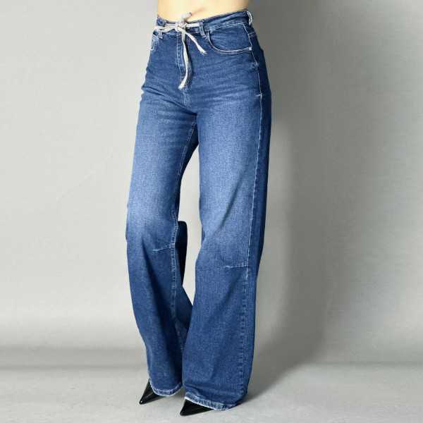 Large femme ceinture pivoine