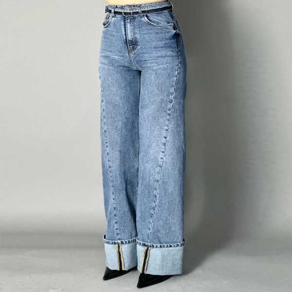 wide-leg femme pivoine SNOW DIRTY