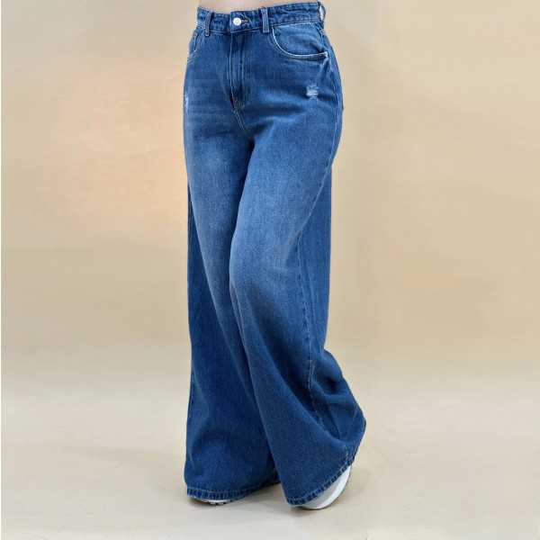 Wide-Leg femme pivoinee