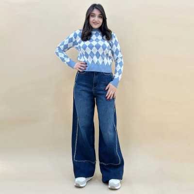 Wide-Leg pivoine femme Wide-Leg pivoine femme