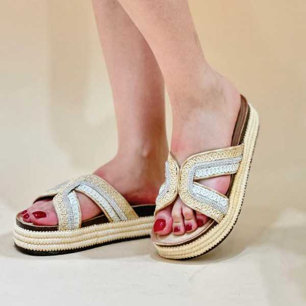 Claquette femme joalicee