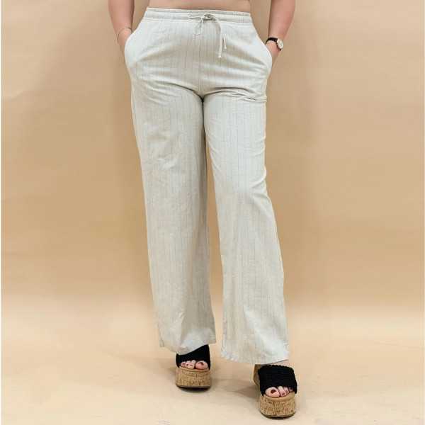 Pantalon femme pivoine