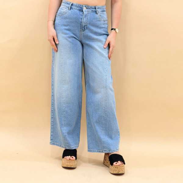 Wide LEG découpe pivoine