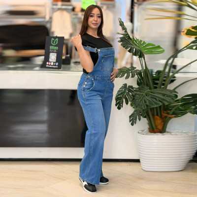 Salopette femme pivoinne