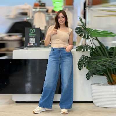 jean Wide Leg simple femme