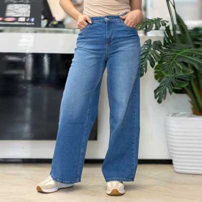 jean Wide Leg simple femme