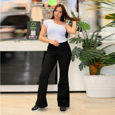 jean femme Patteph noir jean femme Patteph noir