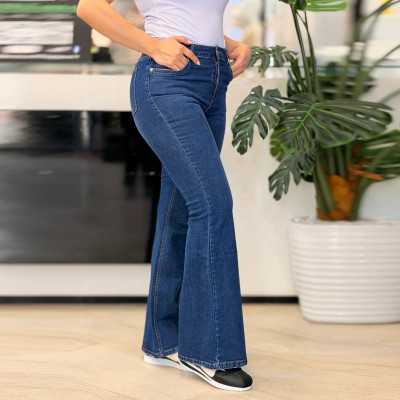 jean Patteph femme bleu foncé