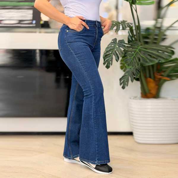 jean Patteph femme bleu foncé