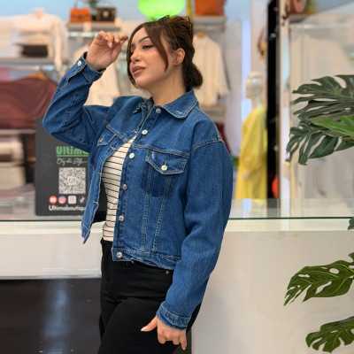 Veste femme pochette pivoine