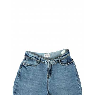 jean Wide Leg femme snow