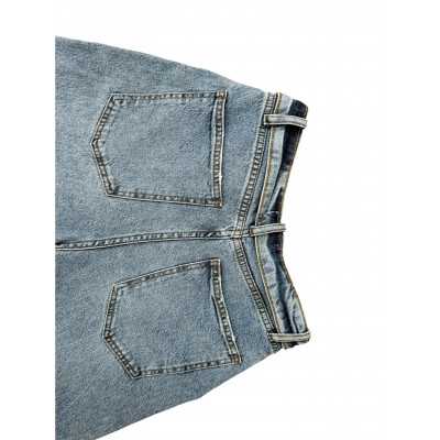 jean Wide Leg femme snow