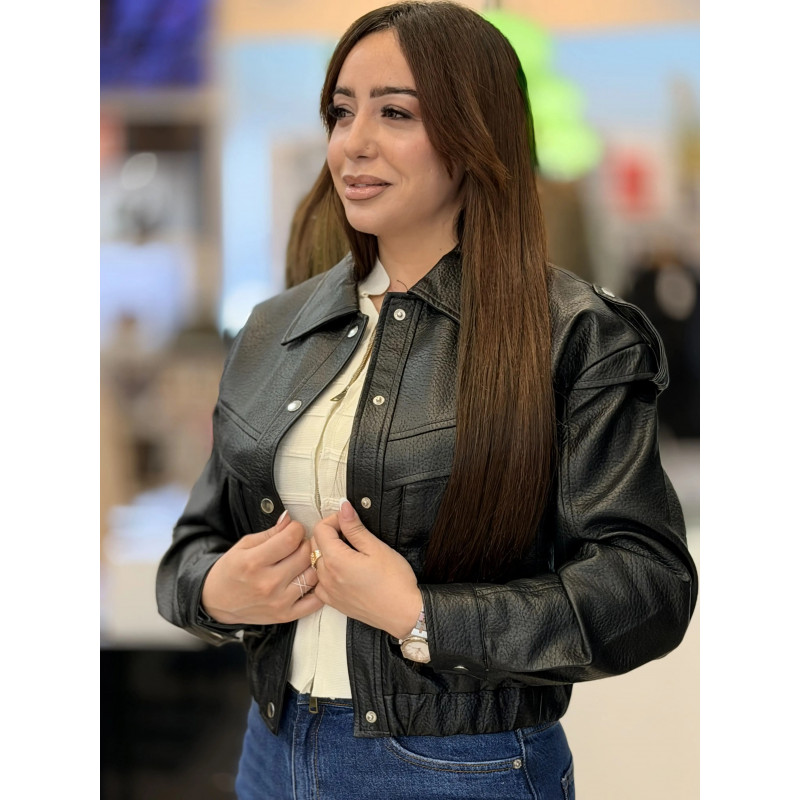 Veste femme cuir