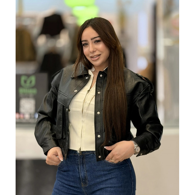 Veste femme cuir