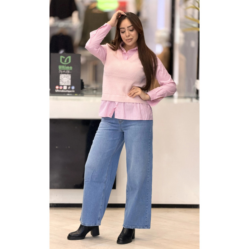 Pull chemise femme aisabelle