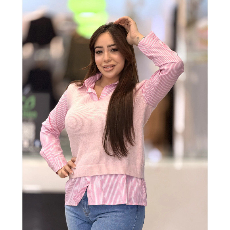 Pull chemise femme aisabelle