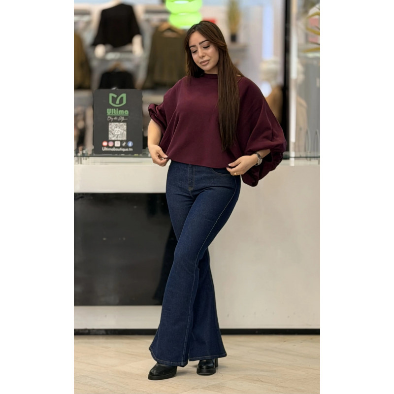 Jean patteph femme brut