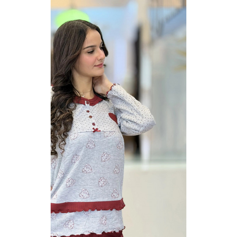 Pyjama femme pointé