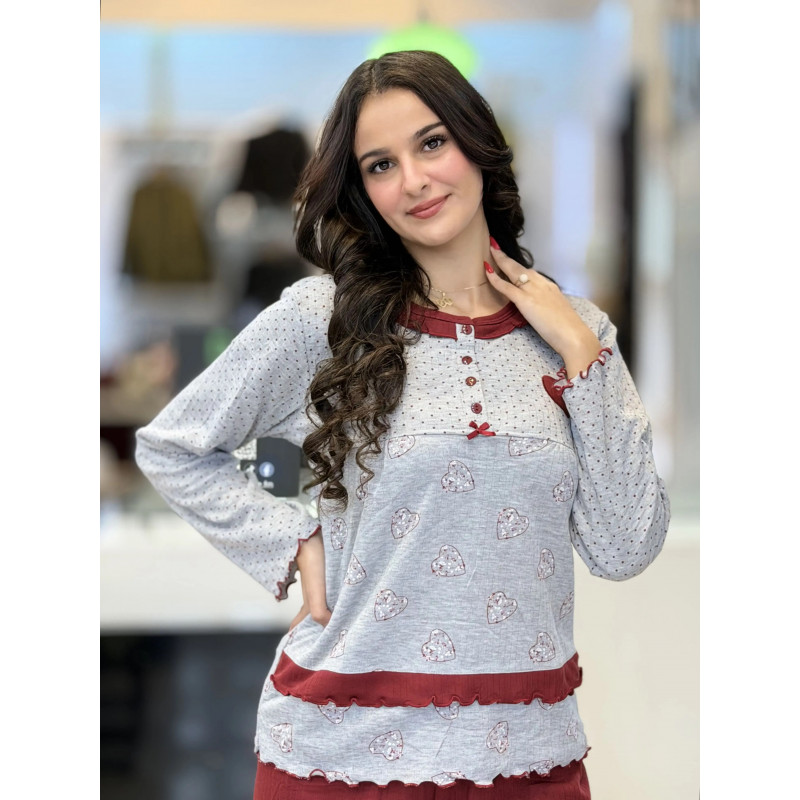 Pyjama femme pointé