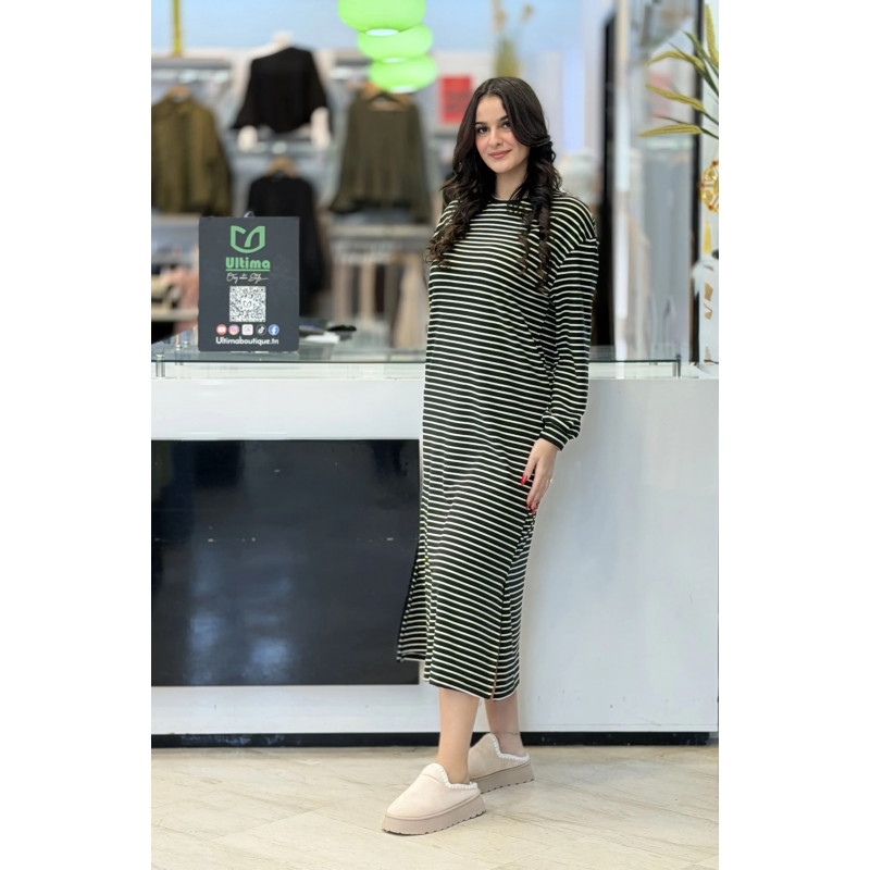 Robe femme zoe rayé