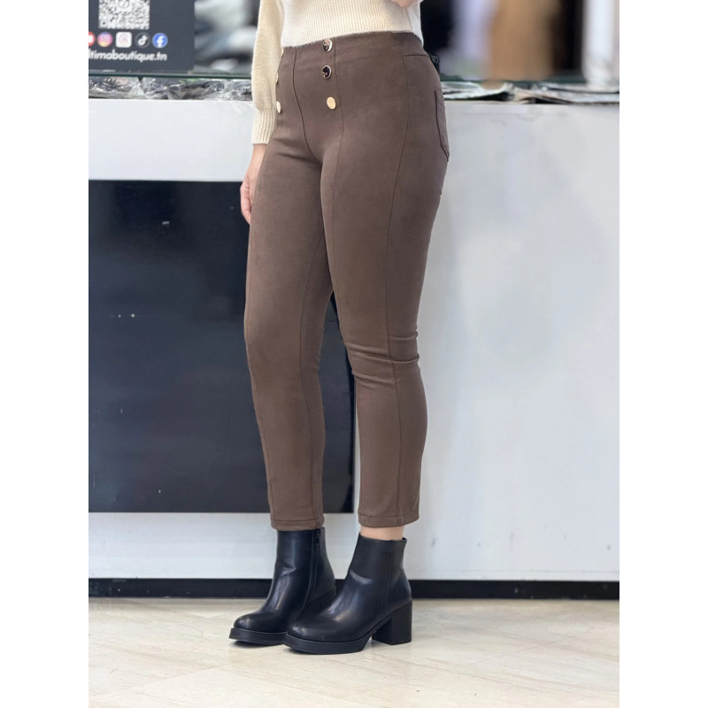Legging Femme daim