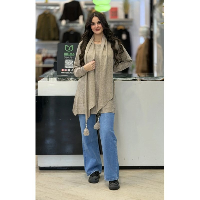 Pull cache-col Femme DIX-ONZE