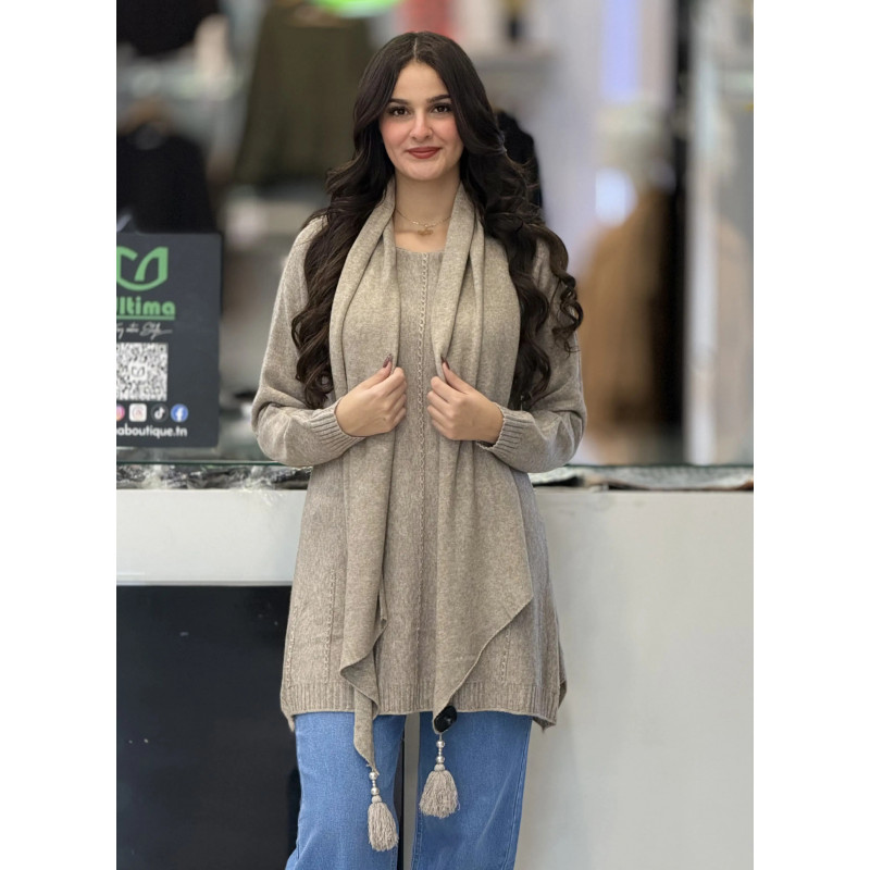Pull cache-col Femme DIX-ONZE