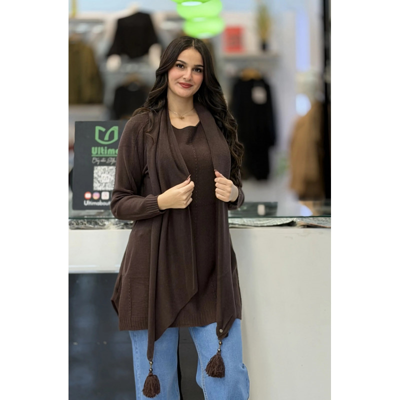 Pull cache-col Femme DIX-ONZE