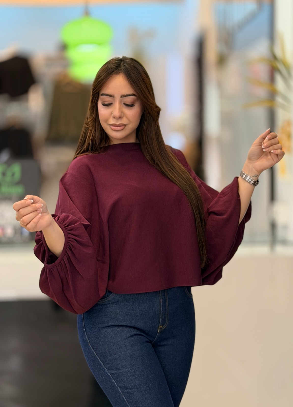 Silhouette Ultima — haut bordeaux